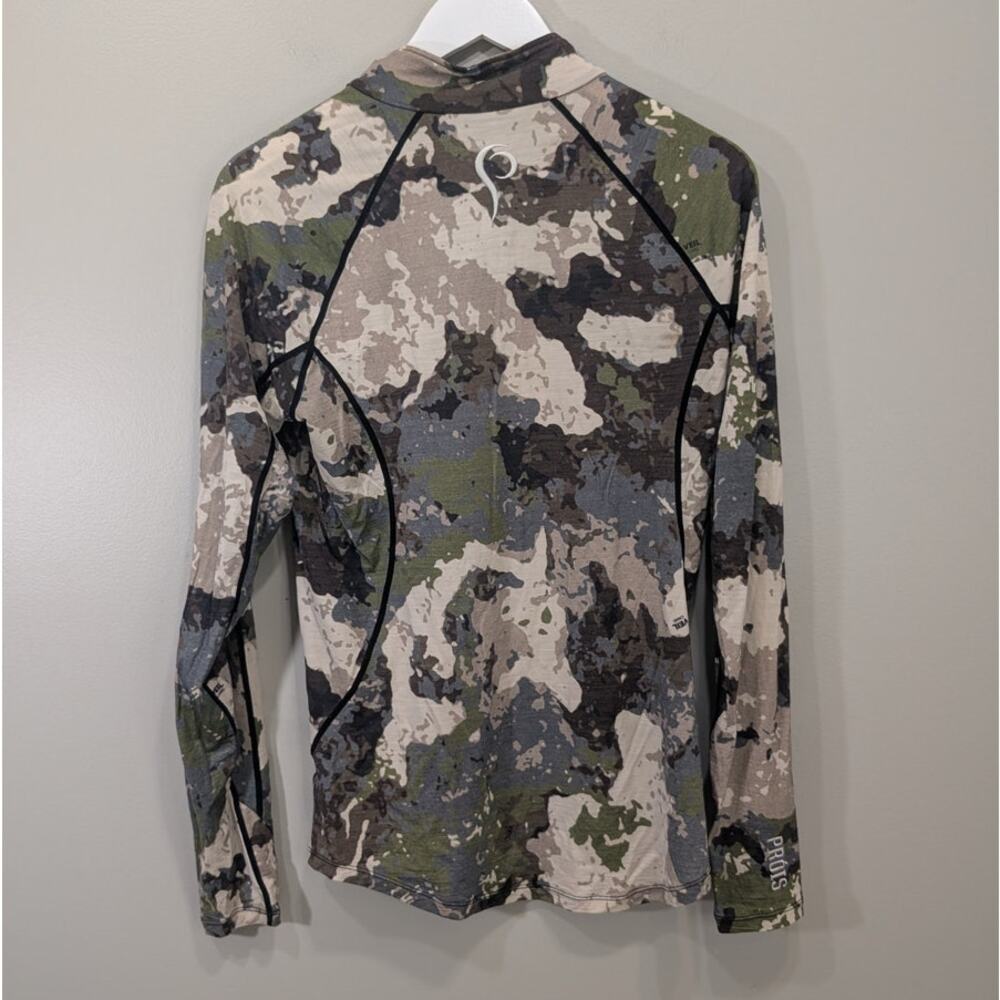 Prois Olann Merino Half Zip Shirt Hunting Hiking Camping Fishing Outdoors - Sz L - Picture 2 of 9